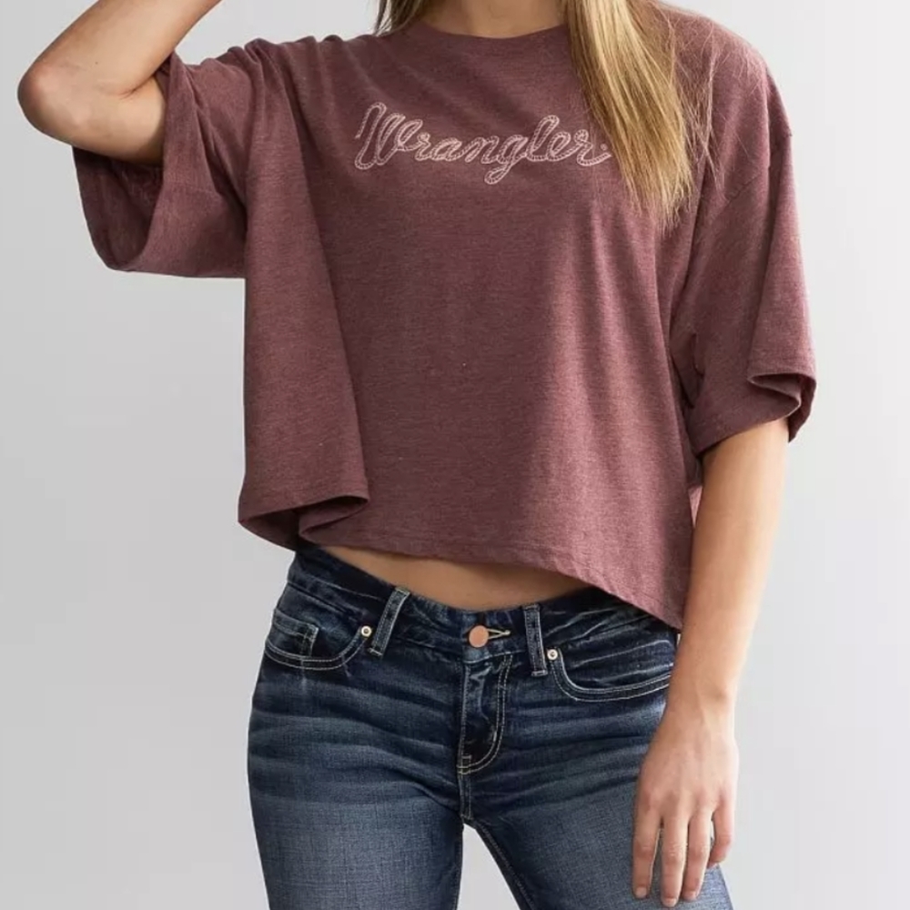 Wrangler vintage cropped T-shirt